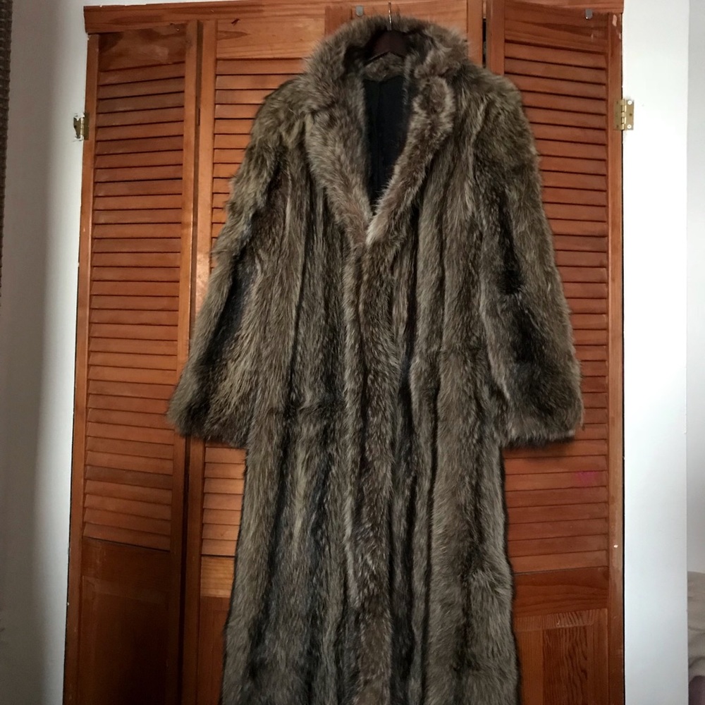 Floor Length Vintage Fur Coat